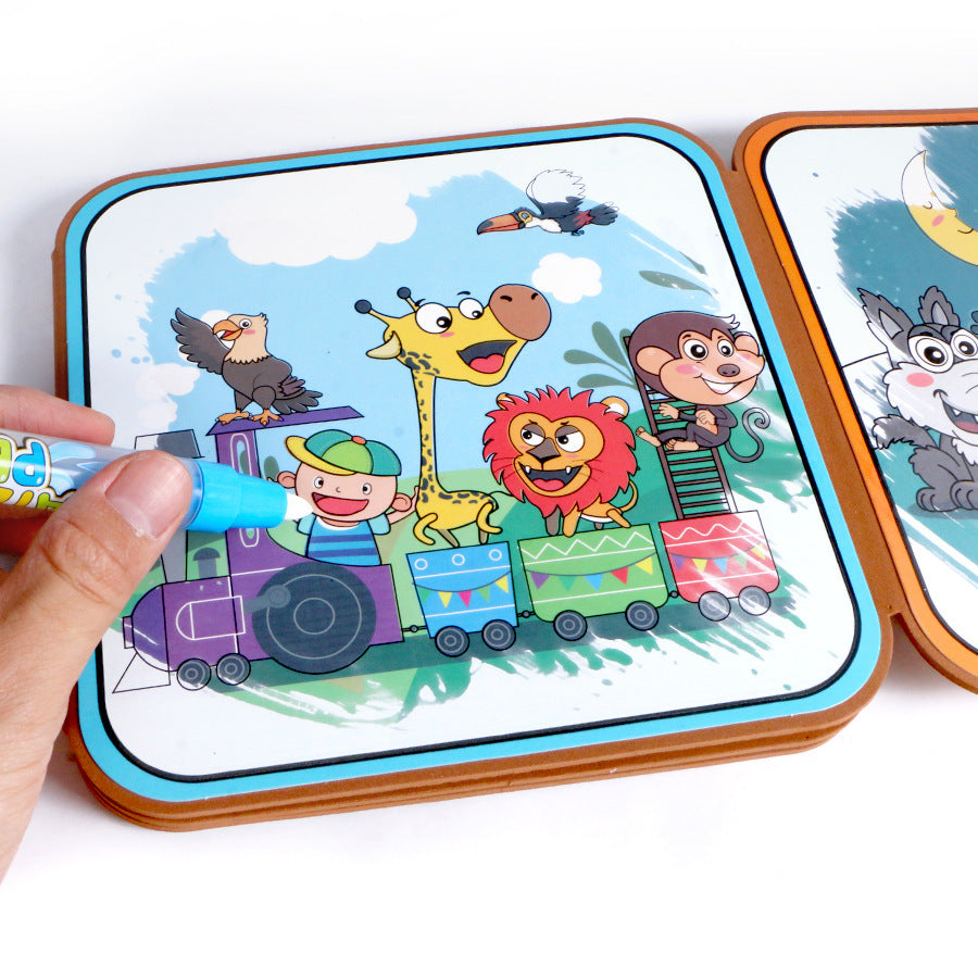 Magical Water Drawing Book, Repeatedly Colored Drawing Book, Children's Puzzle Toy