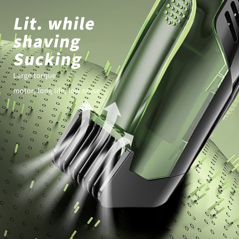 Rechargeable Vacuum Beard & Mustache Trimmer