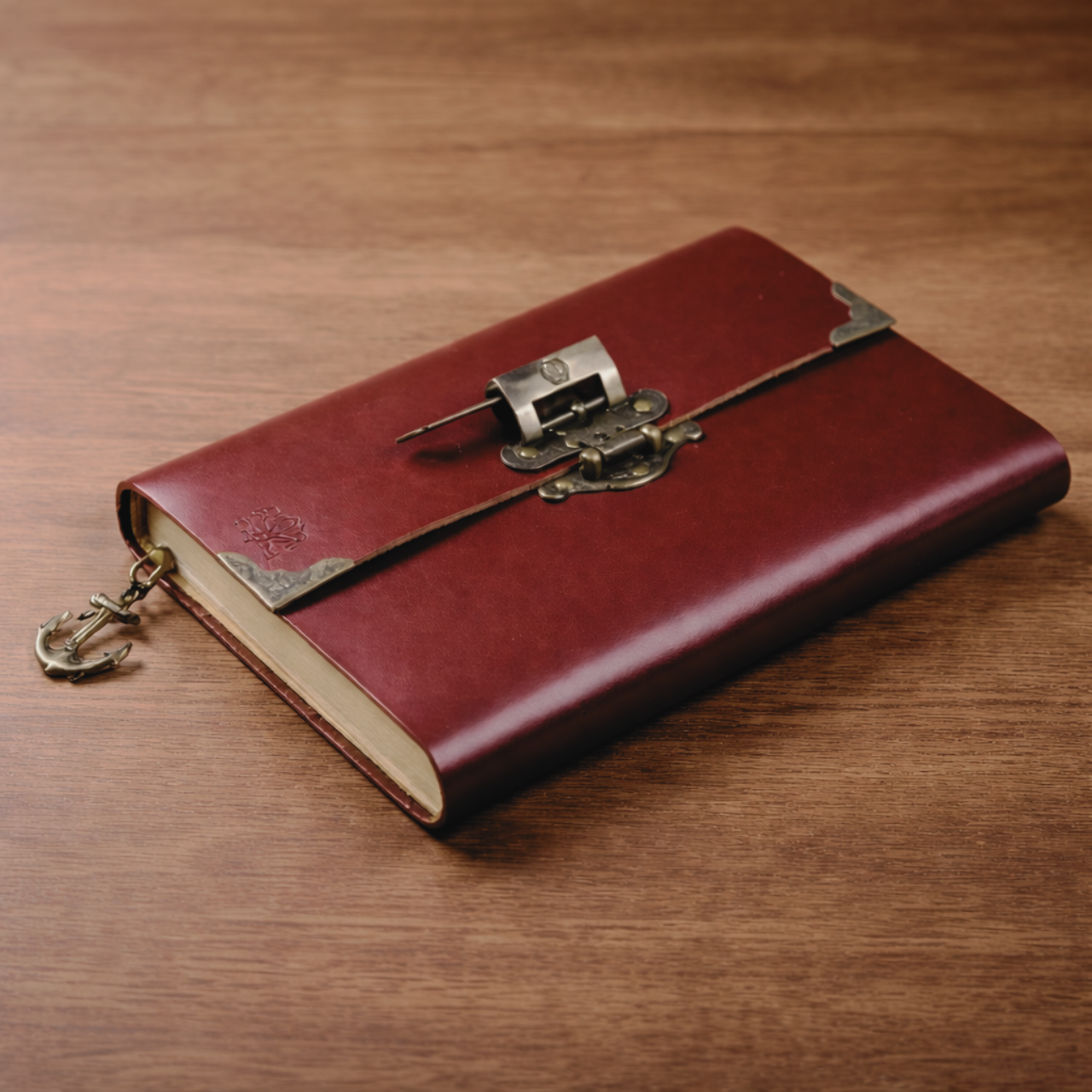The Heirloom Leather Lock Journal