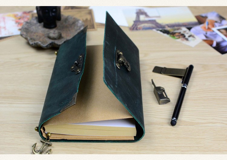 The Heirloom Leather Lock Journal