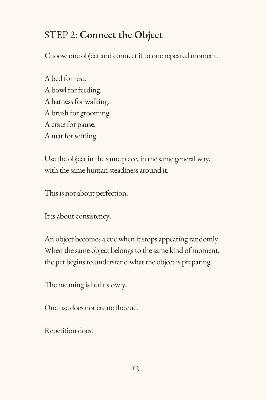 The Quiet Cue