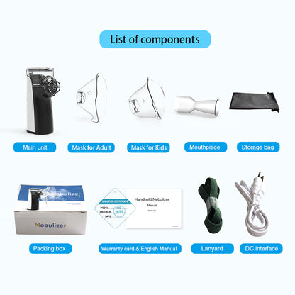 Mini Portable Inhaler Nebulizer for Children & Adults