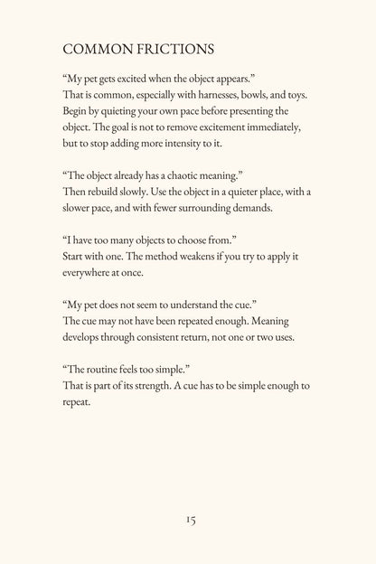 The Quiet Cue