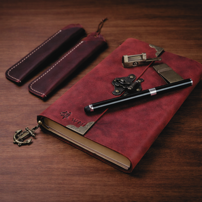 The Heirloom Leather Lock Journal