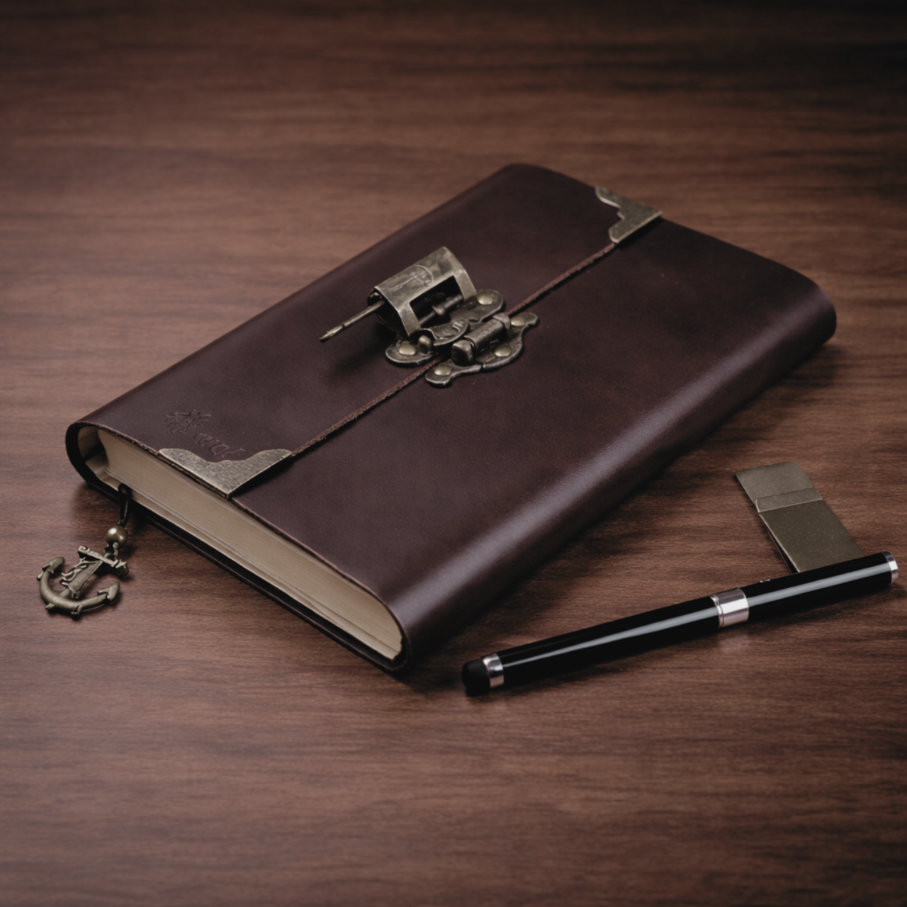 The Heirloom Leather Lock Journal