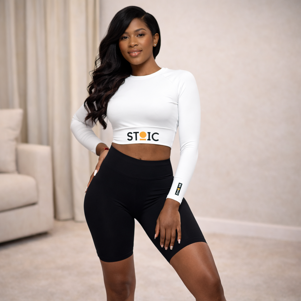 The Metanoia Recycled Long-Sleeve Crop Top 2