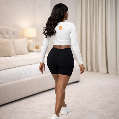 The Metanoia Recycled Long-Sleeve Crop Top 2