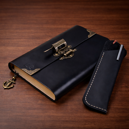 The Heirloom Leather Lock Journal
