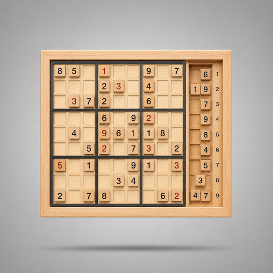 The Wooden Arithmos Sudoku Tray