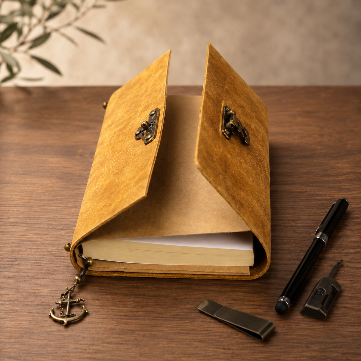 The Heirloom Leather Lock Notebook