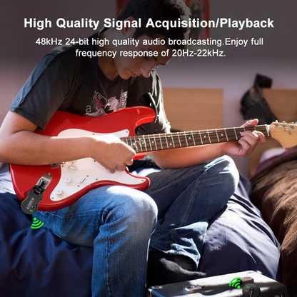 Lekato WS-50  5.8Ghz Wireless Guitar Transmitter Receiver