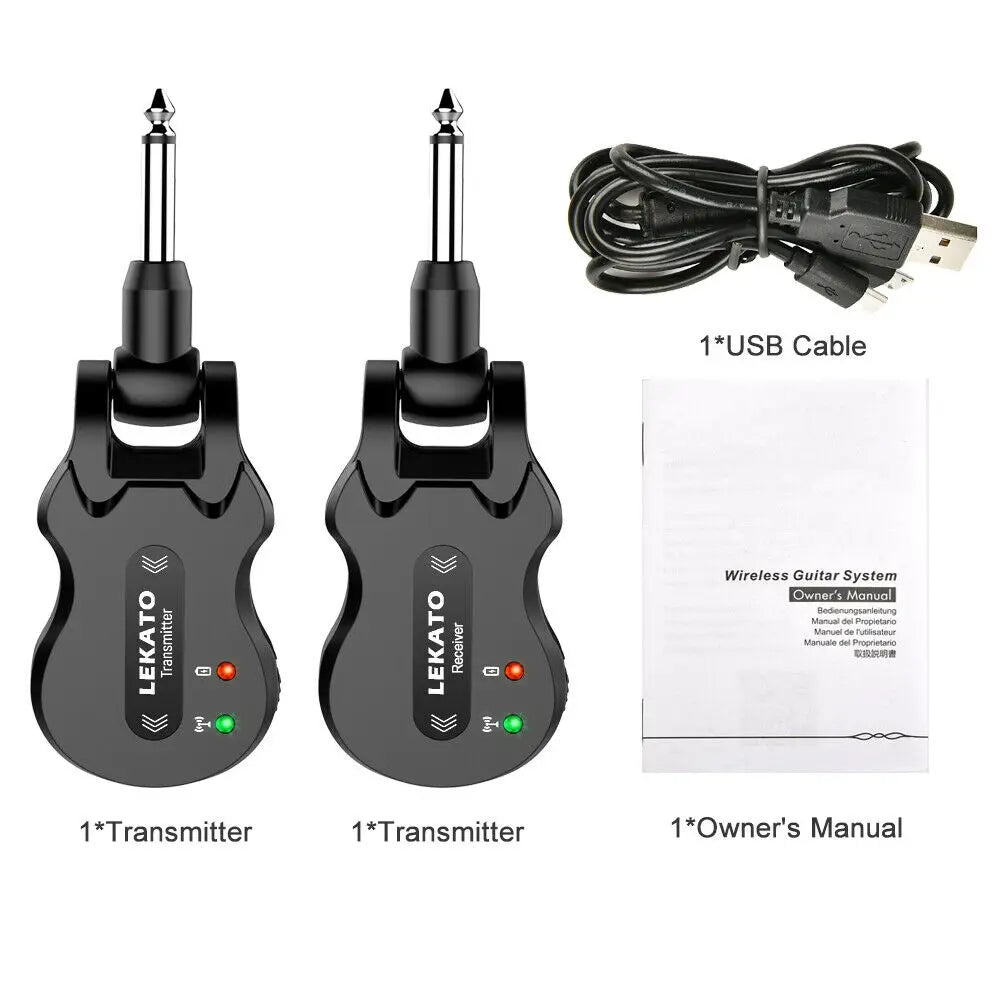Lekato WS-50  5.8Ghz Wireless Guitar Transmitter Receiver