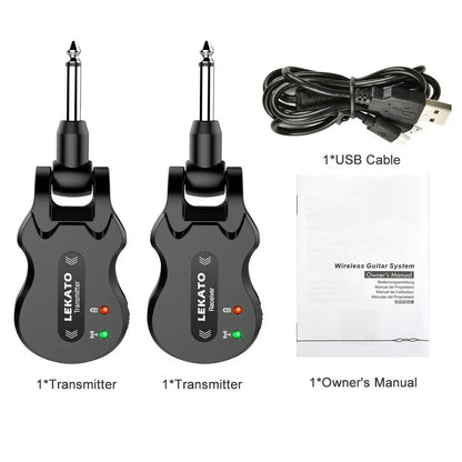 Lekato WS-50  5.8Ghz Wireless Guitar Transmitter Receiver