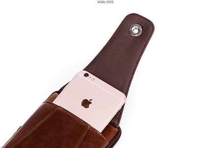 Men's Genuine Leather Vintage Waist Bag Fanny Pack