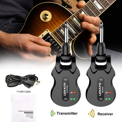 Lekato WS-50  5.8Ghz Wireless Guitar Transmitter Receiver