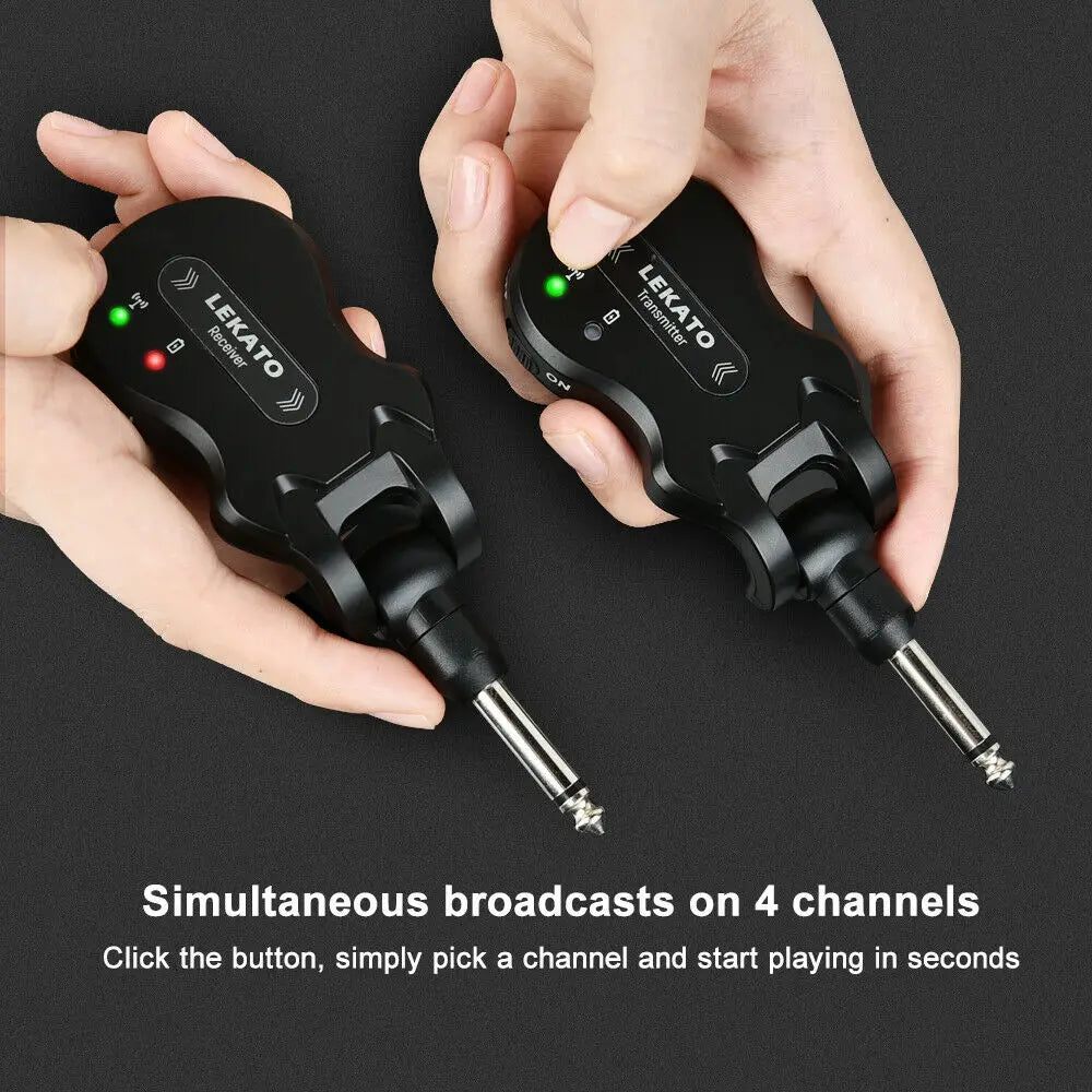 Lekato WS-50  5.8Ghz Wireless Guitar Transmitter Receiver