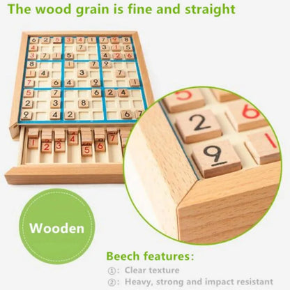 The Wooden Arithmos Sudoku Tray