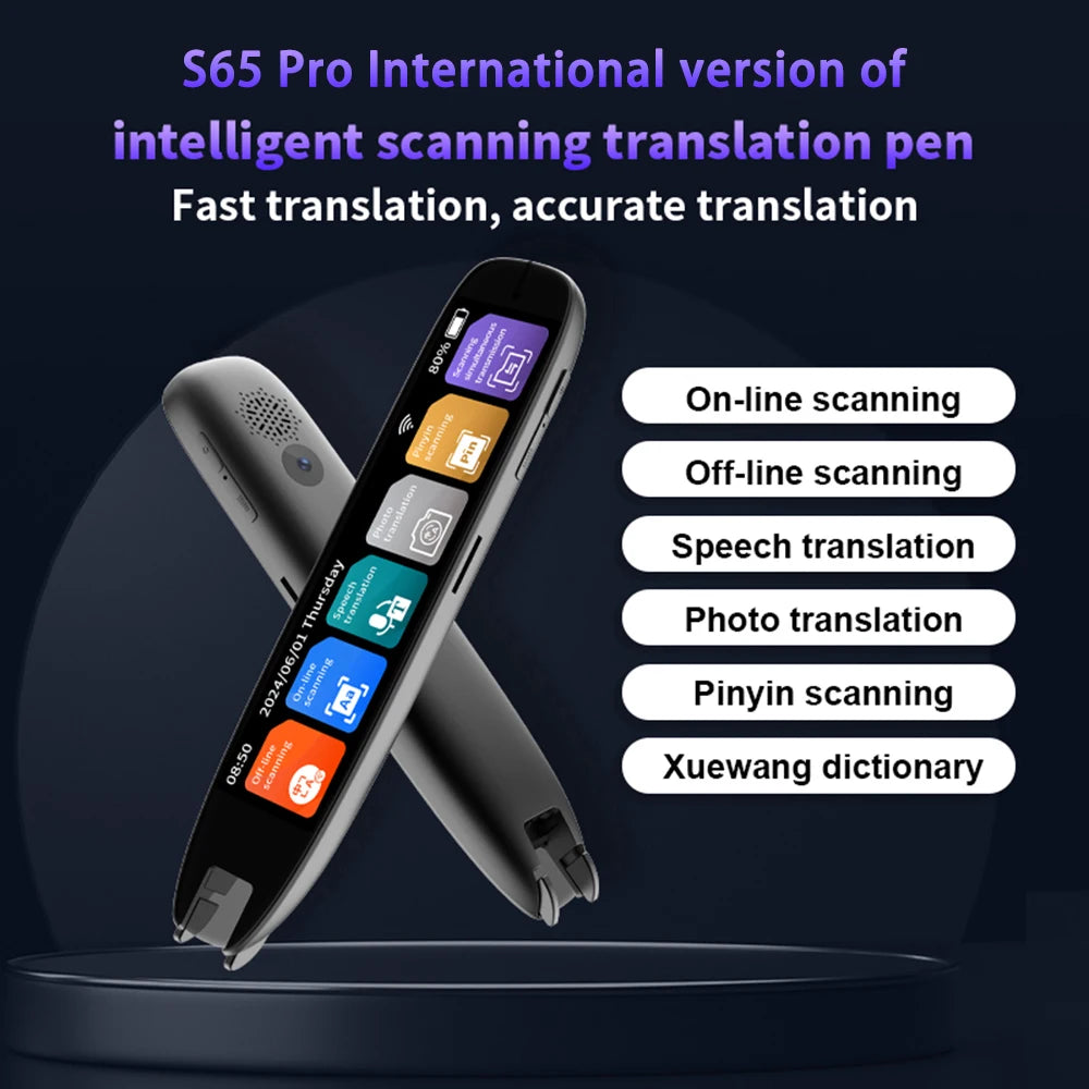 S65pro Translation Pen Text & Camera Image Scan Reader