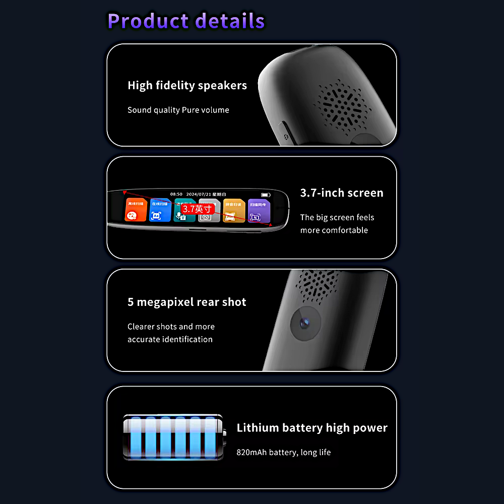 S65pro Translation Pen Text & Camera Image Scan Reader