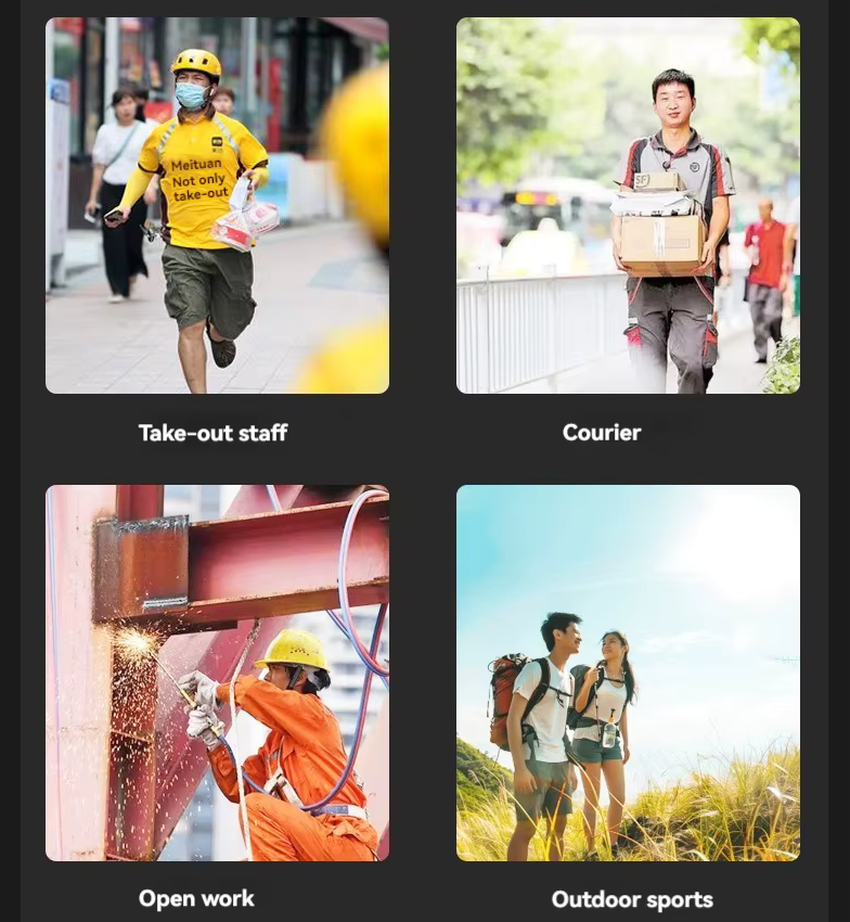 Portable Outdoor Rechargeable Waist Cooling Fan