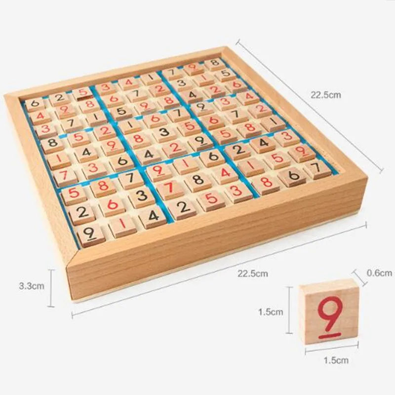 The Wooden Arithmos Sudoku Tray